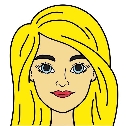 Hướng dẫn vẽ khuôn mặt của Barbie