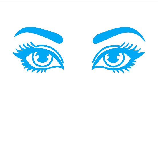 Hướng dẫn vẽ đầu của Barbie - Bước 1