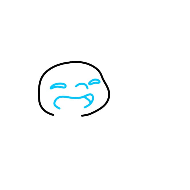 Hướng dẫn vẽ con Axolotl đơn giản và siêu dễ thương - Bước 2