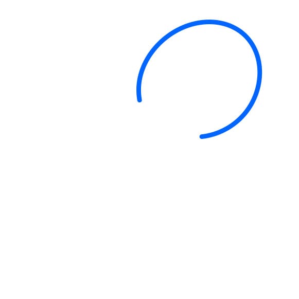 Hướng dẫn vẽ chú bạch tuộc màu tím - Bước 1