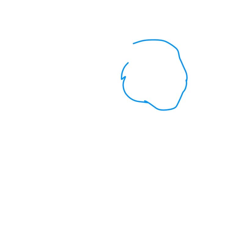 Hướng dẫn cách vẽ báo đốm đơn giản và đẹp cho bé - Bước 1