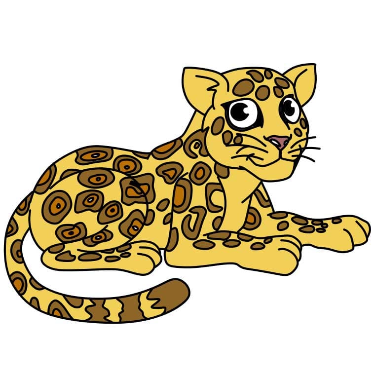 Hướng dẫn cách vẽ báo đốm đơn giản và đẹp cho bé