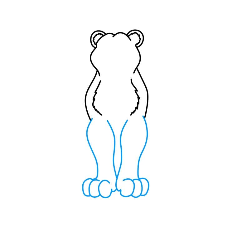 Hướng dẫn cách vẽ báo đốm đơn giản và đẹp cho bé - Bước 3