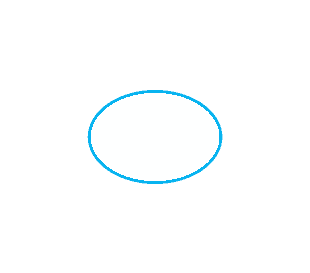 Hướng dẫn cách vẽ con cá heo đơn giản và dễ thương cho bé - Bước 1