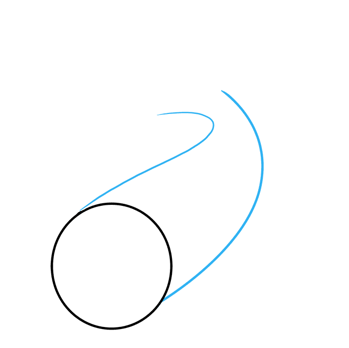 Hướng dẫn cách vẽ cá koi từng bước chi tiết thật đẹp cho bé - Bước 2