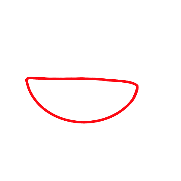 Hướng dẫn vẽ cá mập đơn giản mà đẹp cho bé - Bước 1