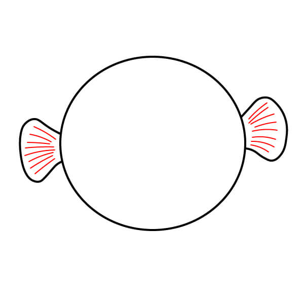 Hướng dẫn vẽ cá nóc dễ thương cho trẻ em - Thêm chi tiết cho vây