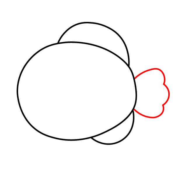 Hướng dẫn vẽ cá nóc đơn giản cho người mới bắt đầu. - Vẽ vây đuôi