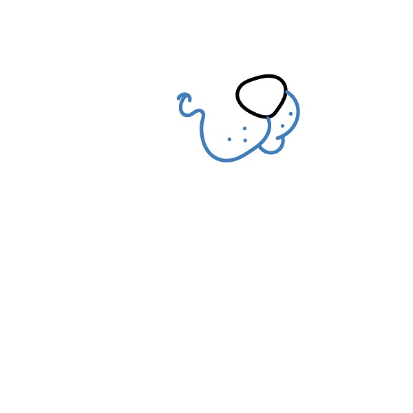 Hướng dẫn vẽ chân dung Scooby. - Bước 2