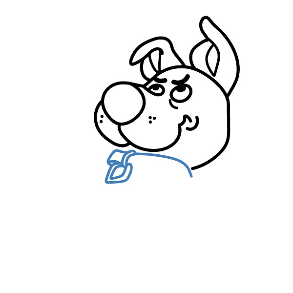 Hướng dẫn vẽ Scooby đáng yêu. - Bước 5