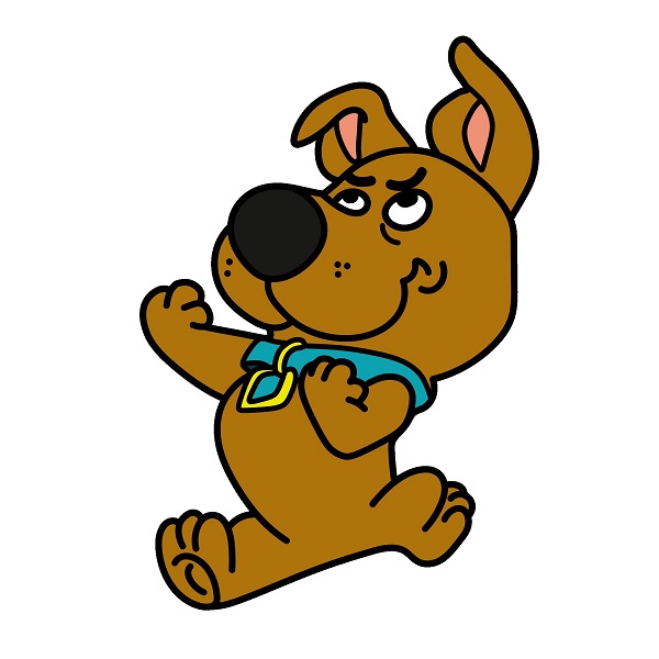 Hướng dẫn vẽ Scooby đáng yêu.