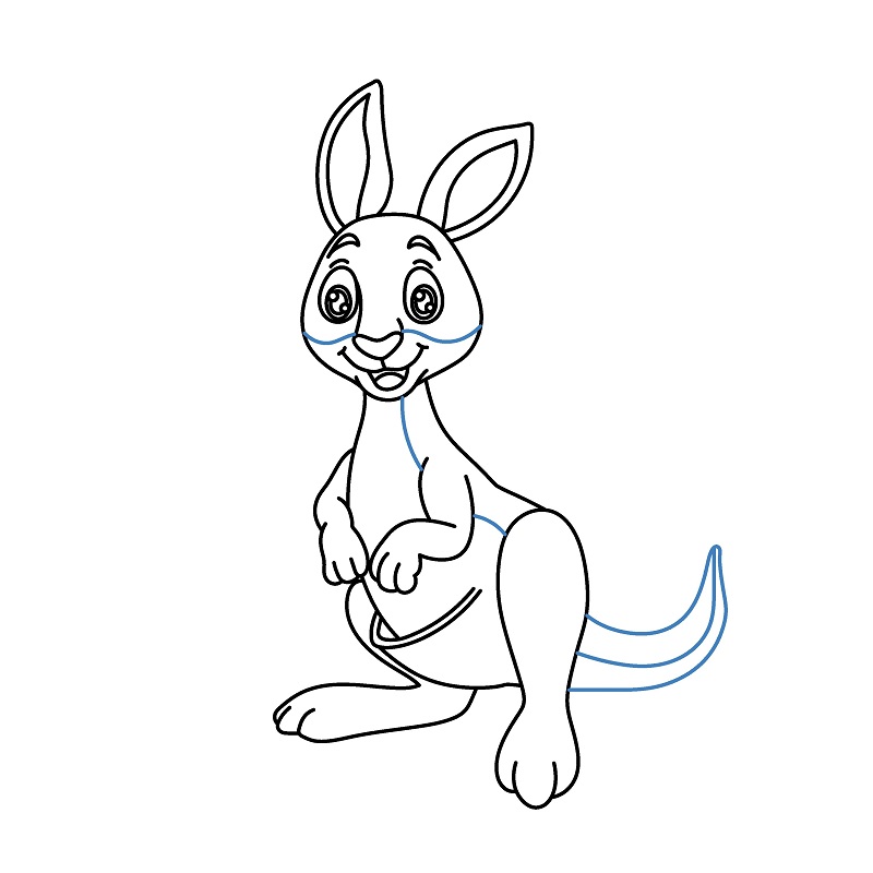 Hướng dẫn vẽ chuột túi đáng yêu. - Bước 8