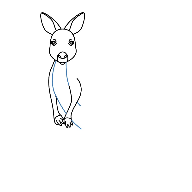 Hướng dẫn vẽ chuột túi đơn giản. - Bước 5