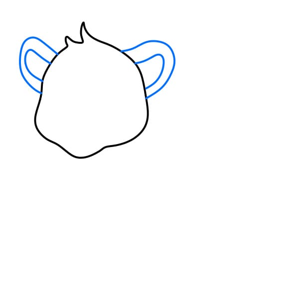 Hướng dẫn vẽ con Báo Cheetah đơn giản và đẹp cho bé - Bước 2