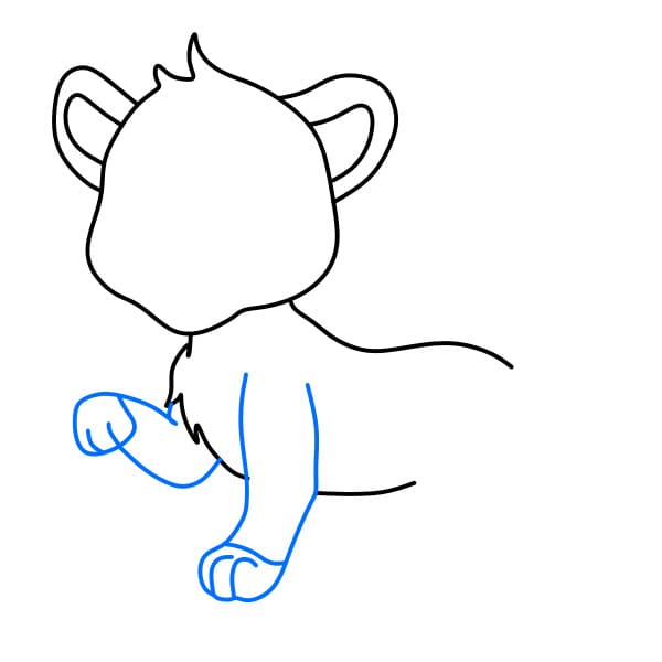 Hướng dẫn vẽ con Báo Cheetah đơn giản và đẹp cho bé - Bước 4