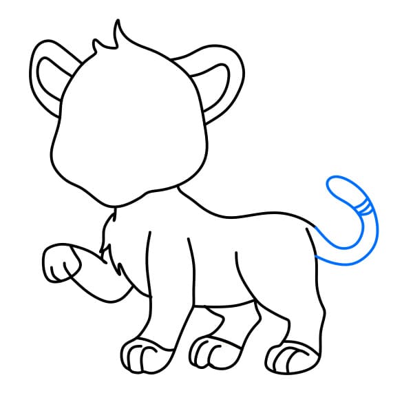 Hướng dẫn vẽ con Báo Cheetah đơn giản và đẹp cho bé - Bước 5