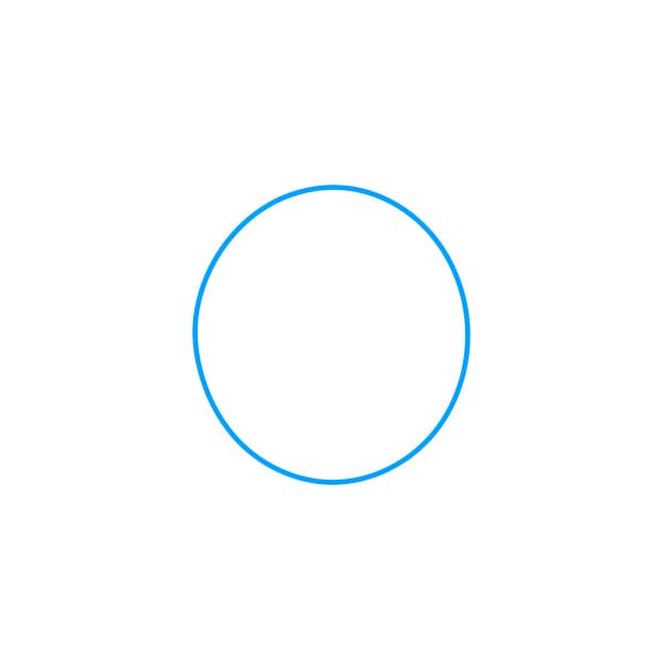 Hướng dẫn vẽ con bọ rùa đơn giản và đẹp cho bé - Bước 1