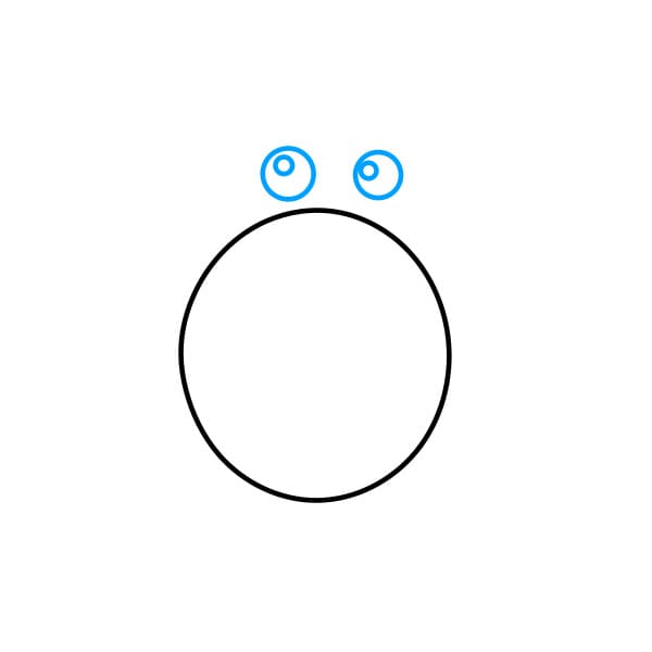 Hướng dẫn vẽ con bọ rùa đơn giản và đẹp cho bé - Bước 2