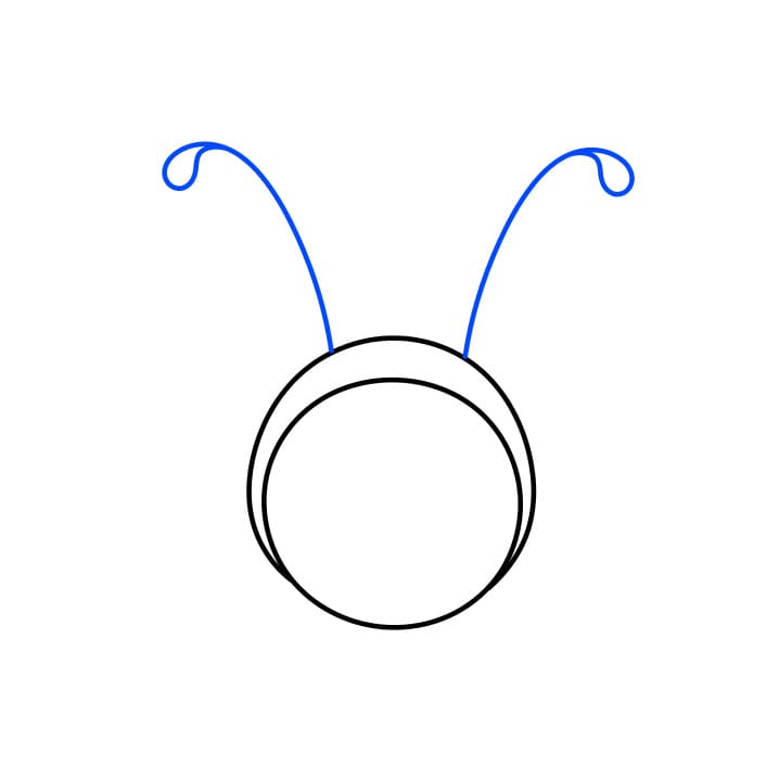 Hướng dẫn vẽ dễ dàng : con bọ rùa - Bước 2