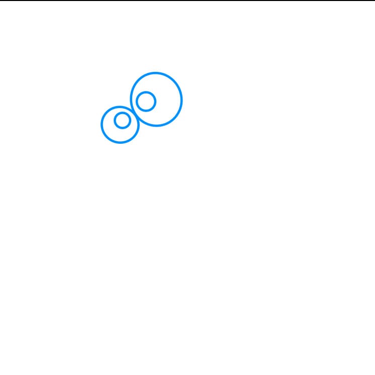 Hướng dẫn cách vẽ con bọ rùa chi tiết từng bước cho bé - Bước 1