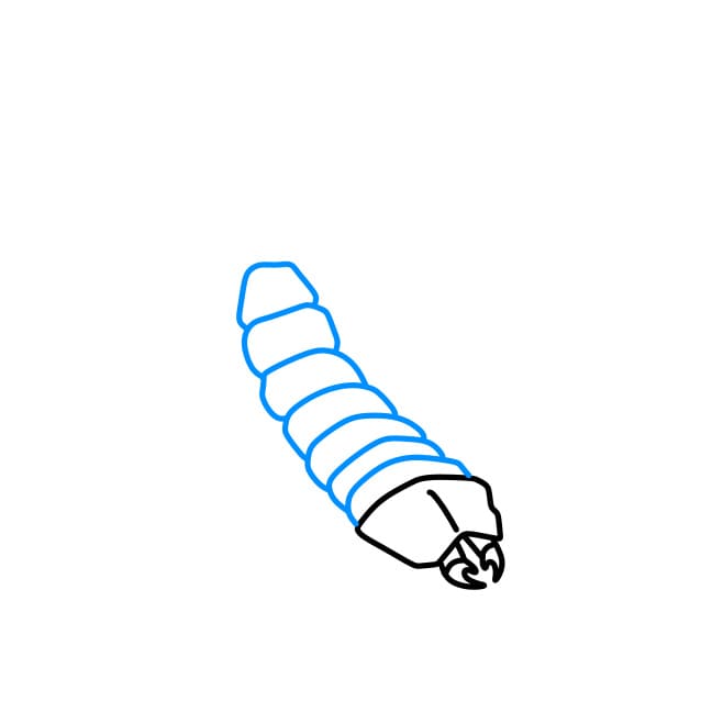 Hướng dẫn vẽ con bọ cạp hung dữ - Bước 2