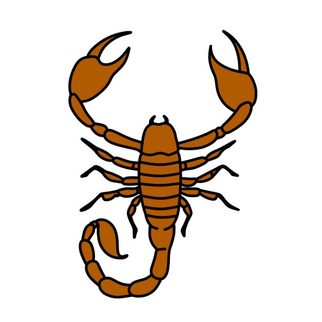 Hướng dẫn vẽ con bọ cạp sa mạc