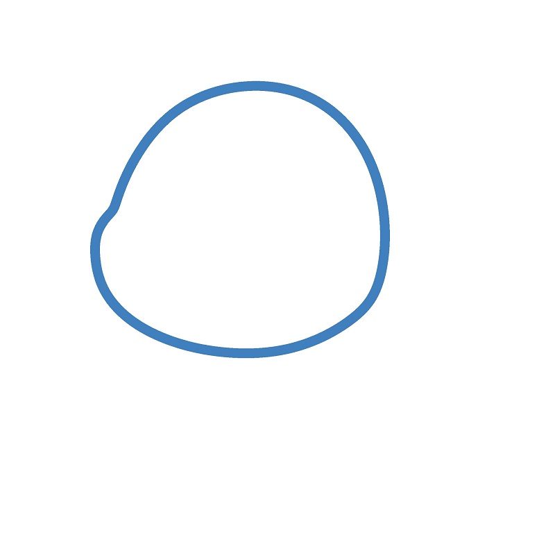 Hướng dẫn vẽ con chó con chibi. - Bước 1