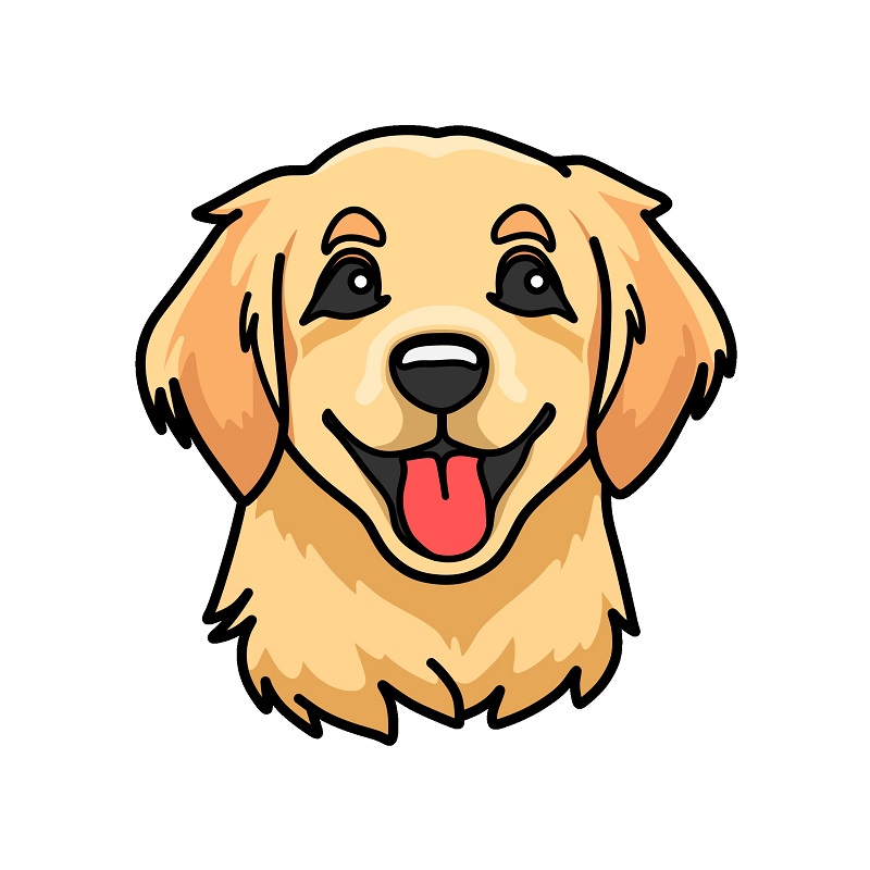 Hướng dẫn vẽ đầu của con chó con. - Bước 8