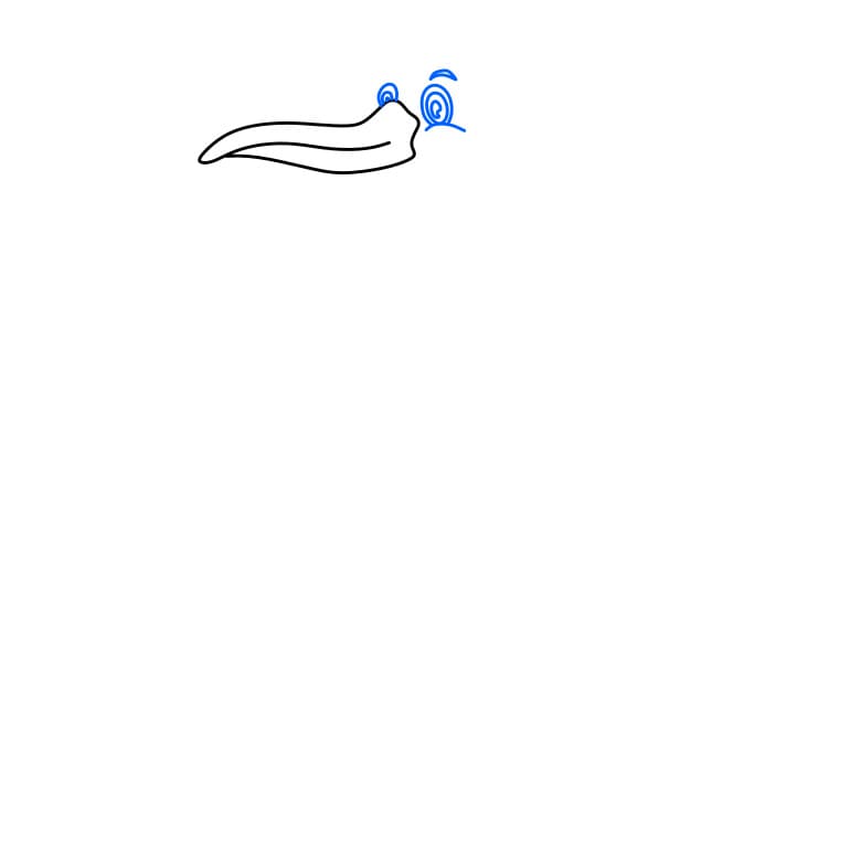 Hướng dẫn vẽ dễ dàng : Con cò - Bước 2