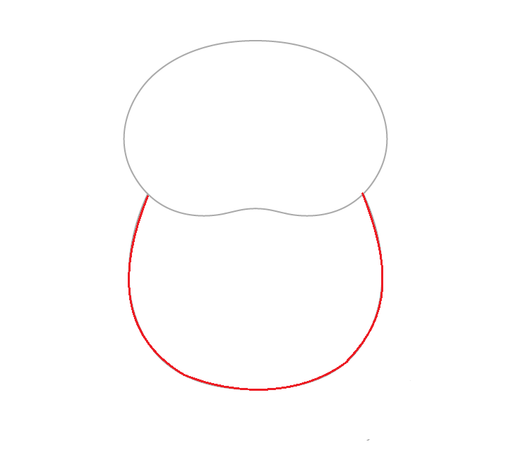 Hướng dẫn cách vẽ con cú đơn giản và dễ thương cho bé - Bước 2