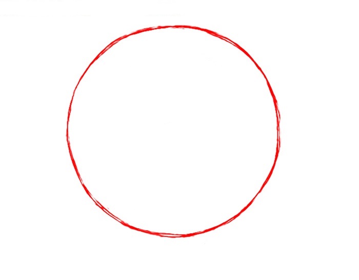 Hướng dẫn cách vẽ con cú đáng yêu và đẹp cho bé - Bước 1