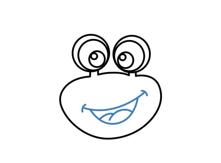 Hướng dẫn vẽ chú cua hoạt hình. - Bước 5