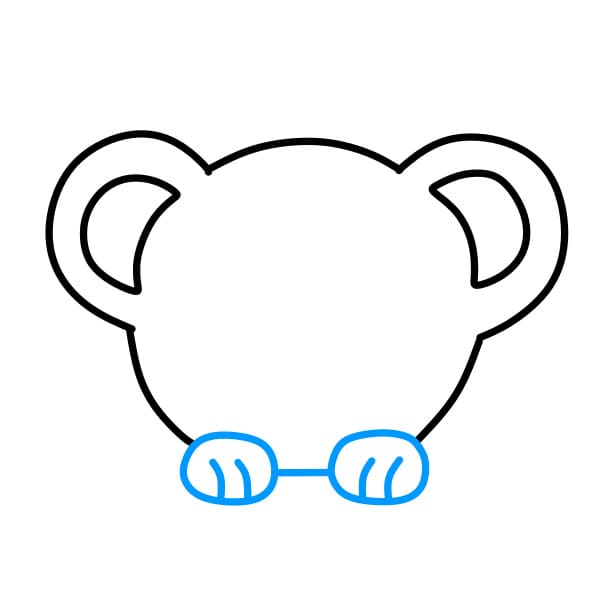 Hướng dẫn vẽ chú hổ ngây thơ - Bước 3