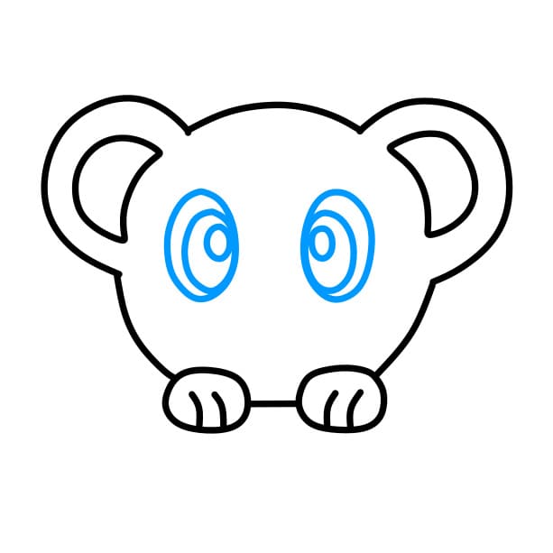 Hướng dẫn vẽ chú hổ ngây thơ - Bước 4