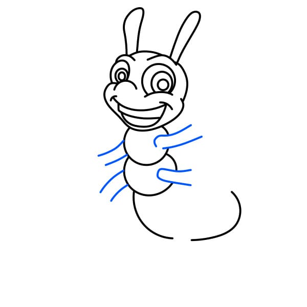 Hướng dẫn vẽ chú kiến vui nhộn - Bước 7