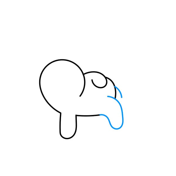 Hướng dẫn vẽ con lười đơn giản và đẹp cho bé - Bước 4