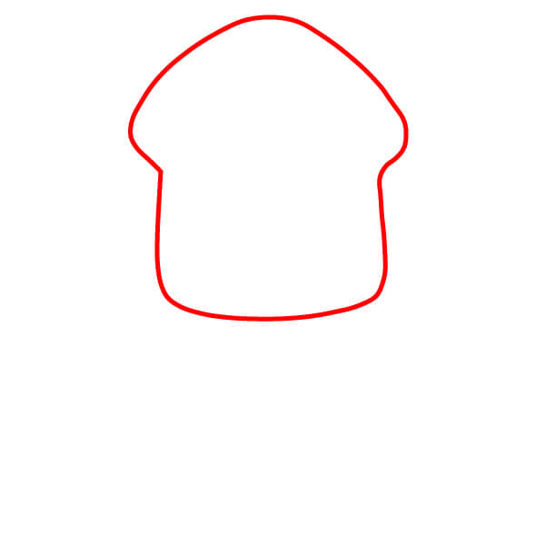 Hướng dẫn cách vẽ một Con Mực hoạt hình - Vẽ Đầu