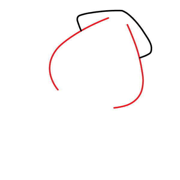 Cách vẽ một chú mực xanh dễ thương một cách đơn giản - Thêm vây bên