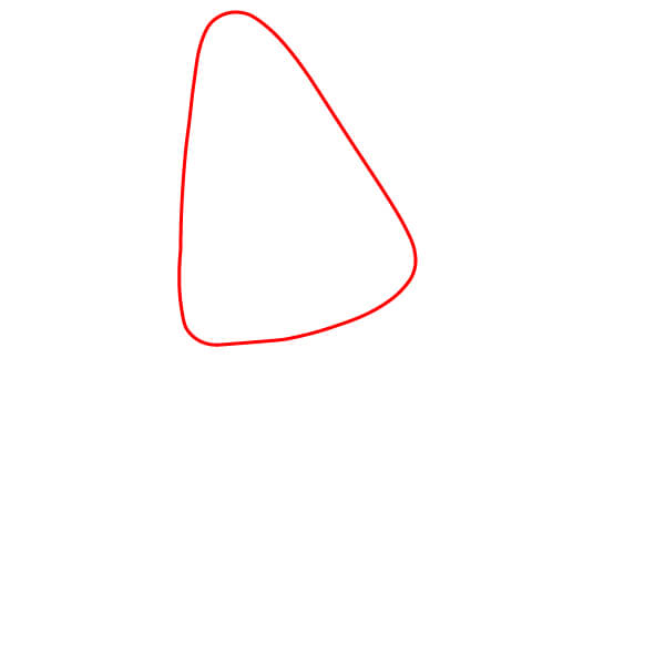 Hướng dẫn vẽ một chú mực hồng dễ thương từng bước một - Bắt đầu với phần thân