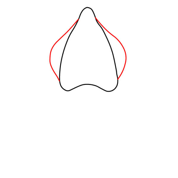 Hướng dẫn cách vẽ một chú mực màu xanh nhạt đáng yêu - Thêm vây bên