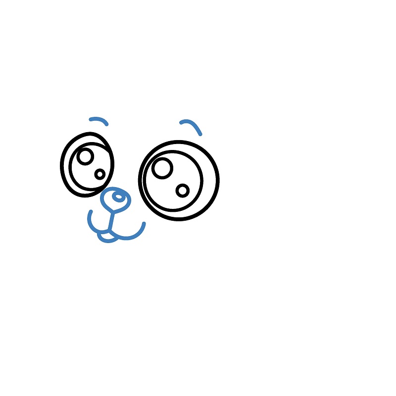 Hướng dẫn vẽ con nhím đáng yêu. - Bước 2