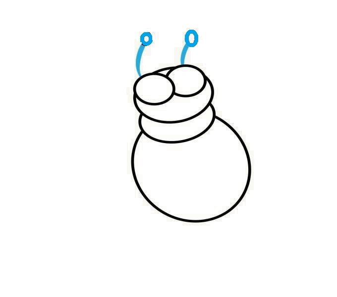 Hướng dẫn cách vẽ con ong đơn giản và dễ thương cho bé - Bước 5