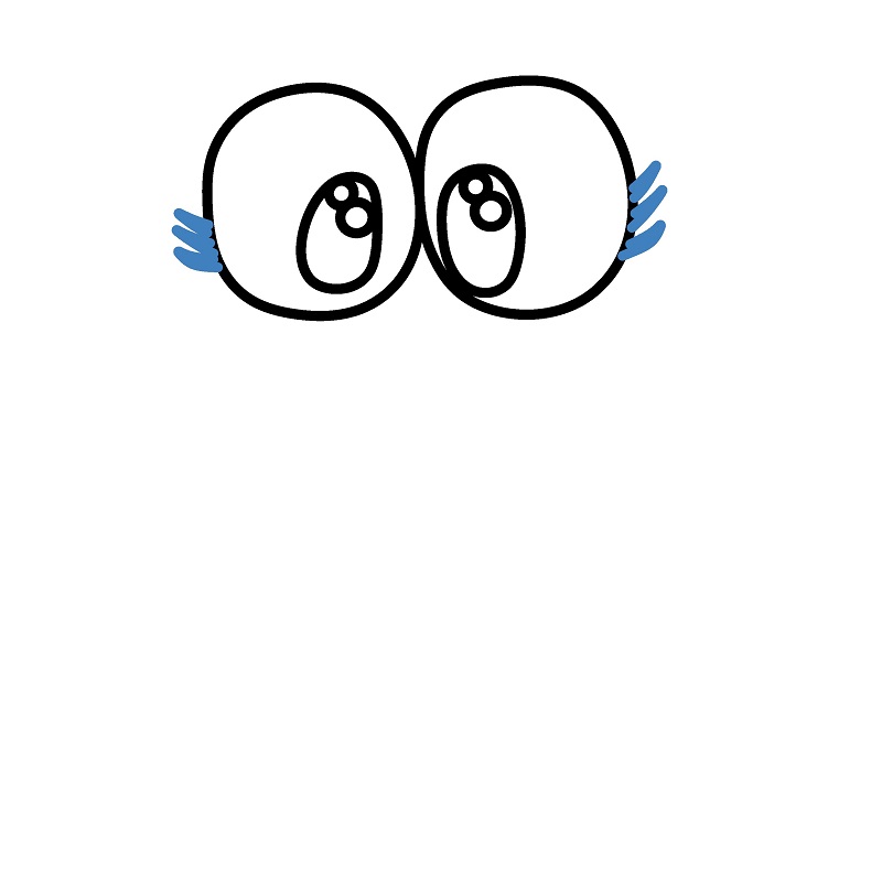 Hướng dẫn vẽ con rùa đáng yêu. - Bước 3