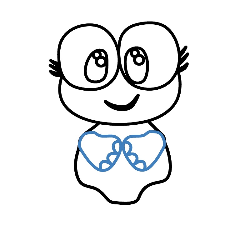 Hướng dẫn vẽ con rùa đáng yêu. - Bước 6