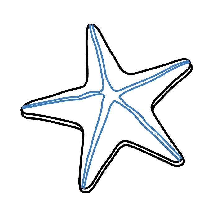 Hướng dẫn vẽ con biển đơn giản. - Bước 3