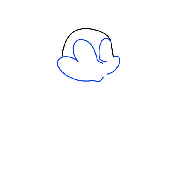 Hướng dẫn vẽ con sóc đơn giản và dễ thương cho bé - Bước 2