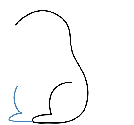 Hướng dẫn vẽ con sóc nâu đáng yêu. - Bước 3