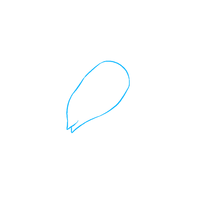 Hướng dẫn cách vẽ con tôm đơn giản và thật đẹp cho bé - Bước 1