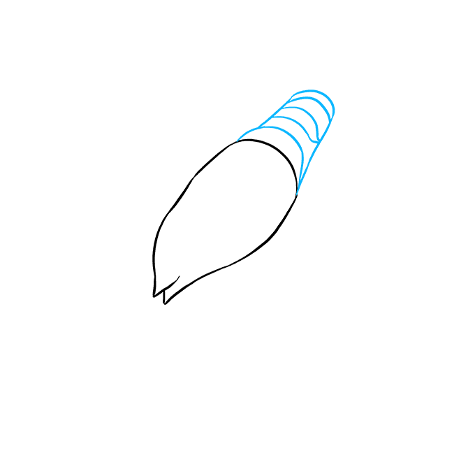 Hướng dẫn cách vẽ con tôm đơn giản và thật đẹp cho bé - Bước 2