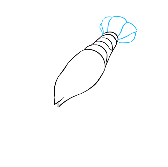 Hướng dẫn cách vẽ con tôm đơn giản và thật đẹp cho bé - Bước 3